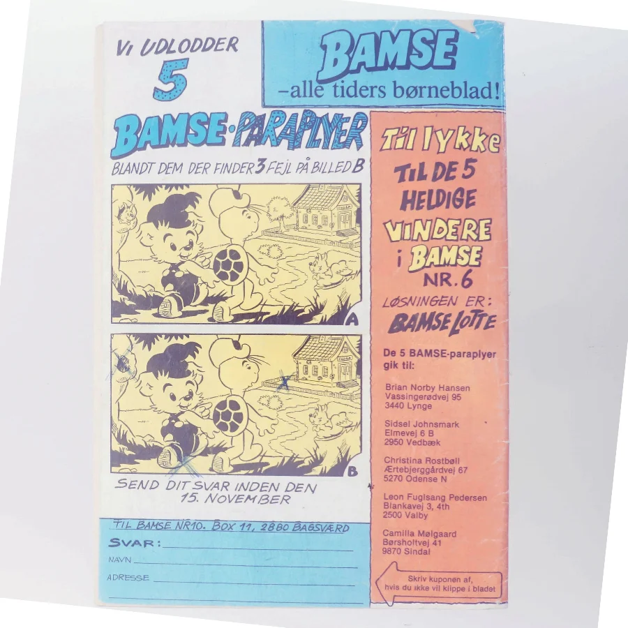 Bamse - Verdens stærkeste bjørn af Ukendt (Bog)