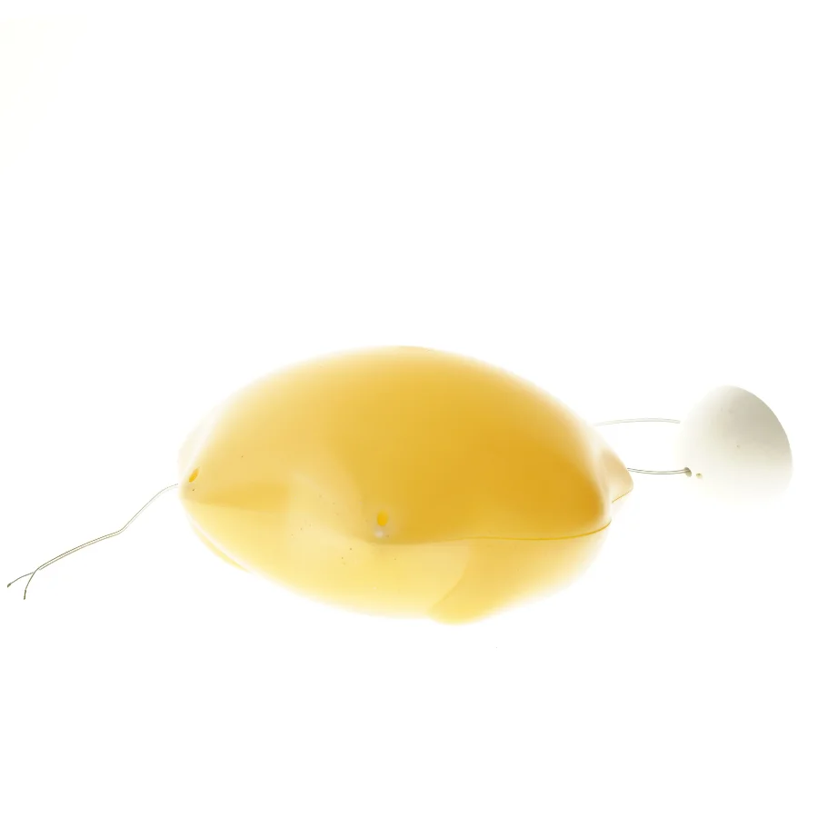 Gul stjerneformet loftlampe fra Philips (str. Ø 36 cm)