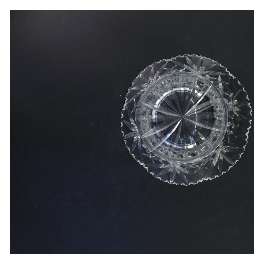 Krystalskål (str. 12x22 cm)