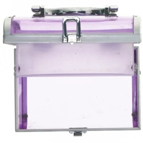 Lille transparent smykkeskrin (str. 18x12x12 cm)