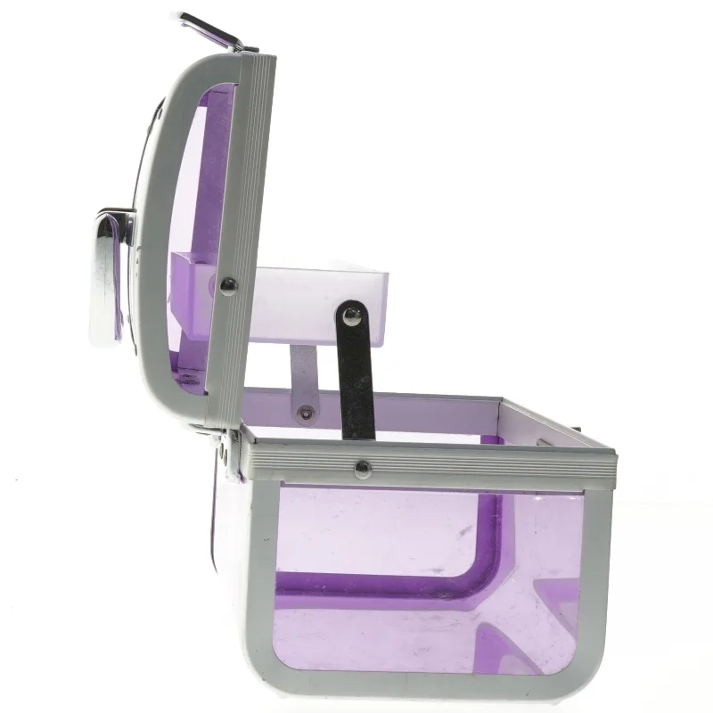 Lille transparent smykkeskrin (str. 18x12x12 cm)