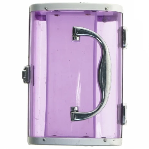 Lille transparent smykkeskrin (str. 18x12x12 cm)