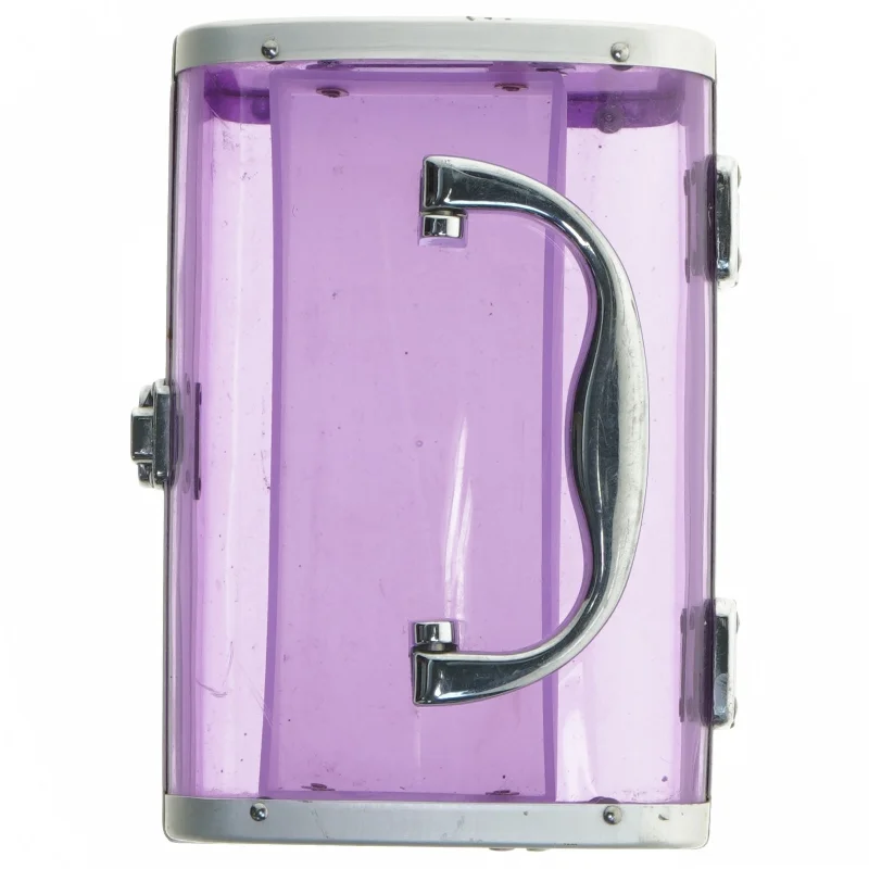 Lille transparent smykkeskrin (str. 18x12x12 cm)