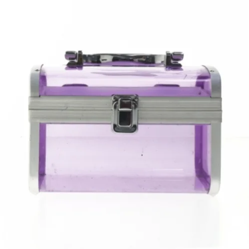 Lille transparent smykkeskrin (str. 18x12x12 cm)