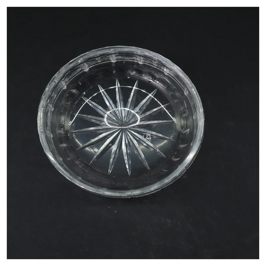 Skål af krystalglas (str. Ø 15 cm)