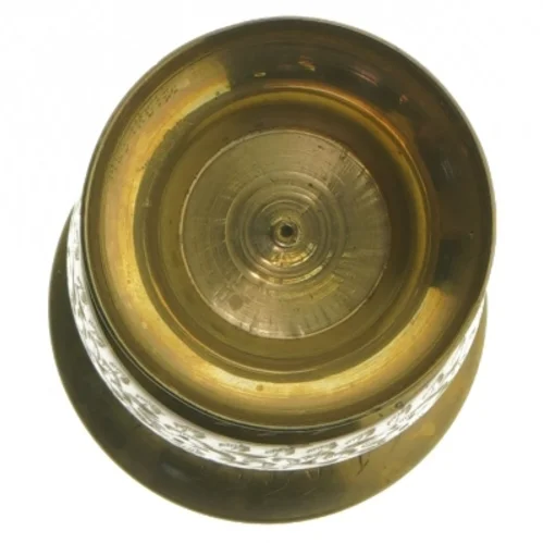 Dekorativ vase af metal (str. 20 cm)