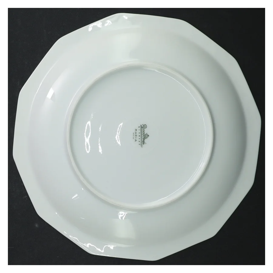 Porcelænsfad med blomsterdekoration fra Rosenthal (str. Ø. 19,5 cm)