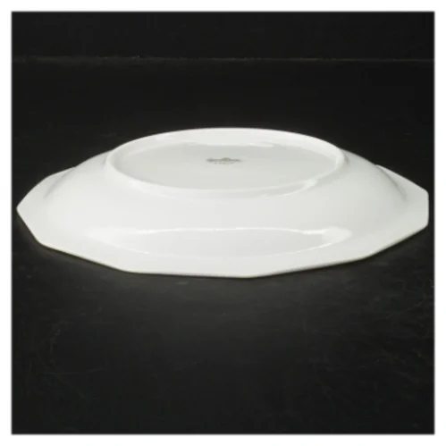 Porcelænsfad med blomsterdekoration fra Rosenthal (str. Ø. 19,5 cm)