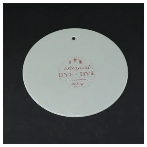 Dekorativ vægplade fra Bjørn Wiinblad fra Nymölle (str. Ø 15,5 cm)