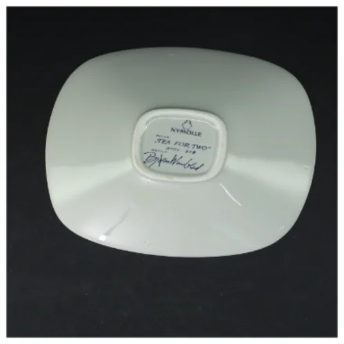 Nymolle porcelæn fad fra Nymolle (str. 18x18 cm)