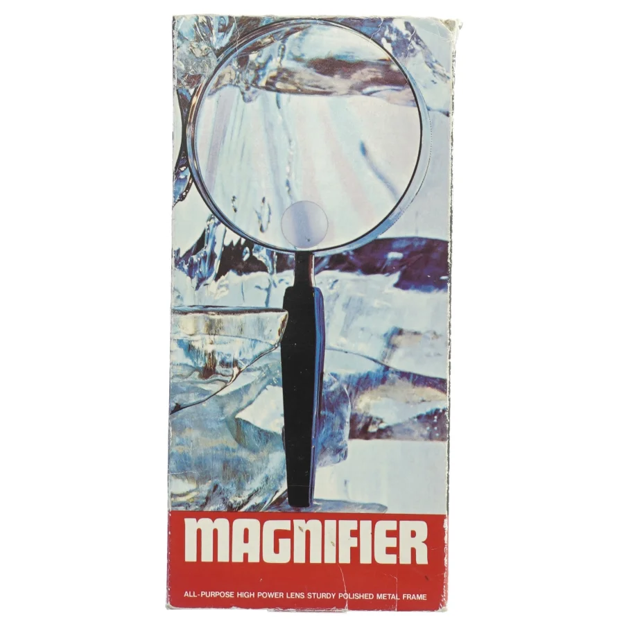 Forstørrelsesglas med emballage (str. 20x9,5 cm)