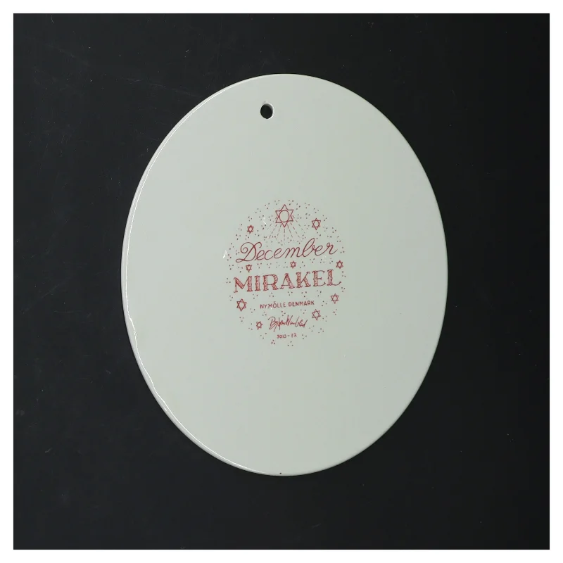 Nymölle keramisk dekorationsplade fra Nymölle Denmark, Bjørn Wiinblad (str. Ø 15,5 cm)
