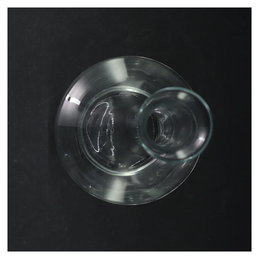 Glasvase, karaffel fra Holmegaard (str. Ø 6 cm. længde, 27 cm)