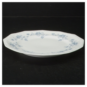 Porcelænstallerkener med blomstermotiv fra Rosenthal (str. 21,5x2 cm)