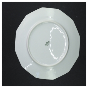 Porcelænstallerkener med blomstermotiv fra Rosenthal (str. 21,5x2 cm)