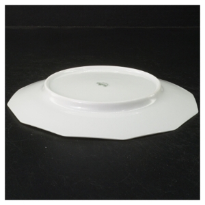 Porcelænstallerkener med blomstermotiv fra Rosenthal (str. 21,5x2 cm)