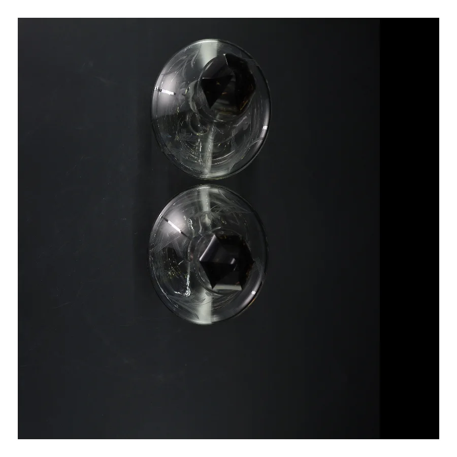 Glaskaraffelsæt med prop (str. 24 cm. 2 styk)