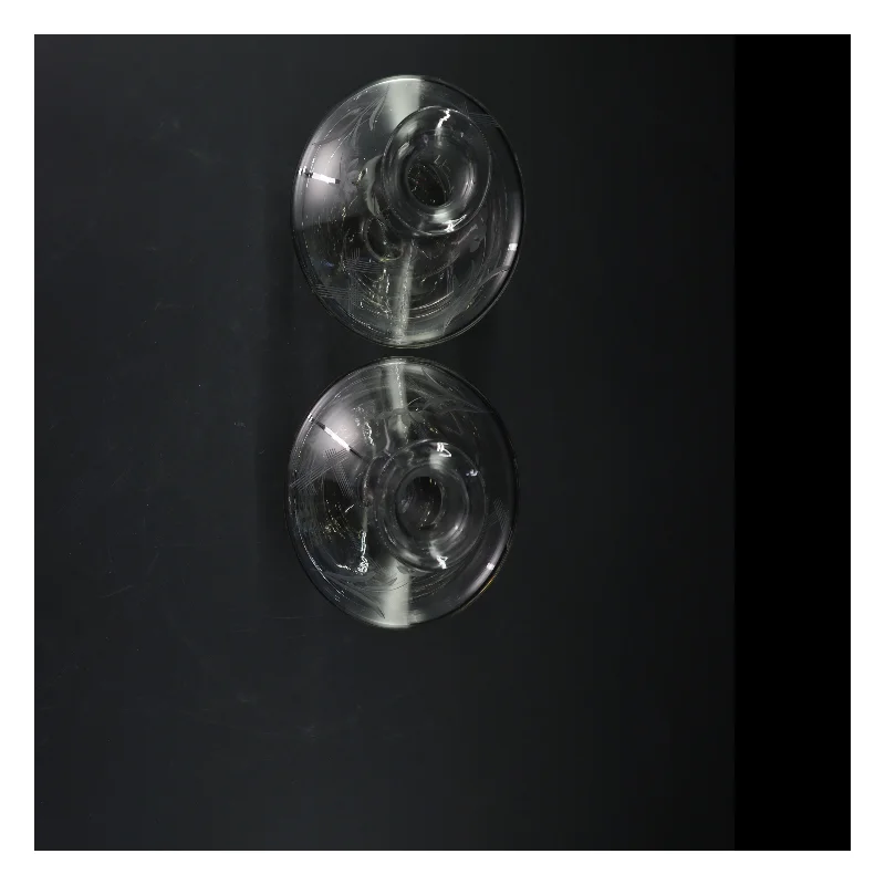 Glaskaraffelsæt med prop (str. 24 cm. 2 styk)