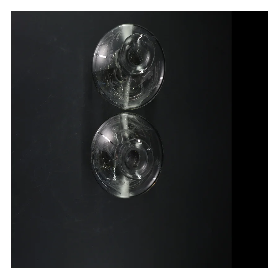 Glaskaraffelsæt med prop (str. 24 cm. 2 styk)