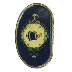 Genoptrykt antik Irma dåse fra Irma (str. 15,5x9x5,5 cm)