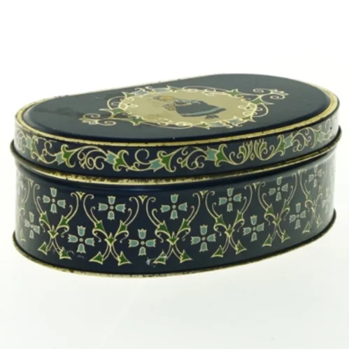 Genoptrykt antik Irma dåse fra Irma (str. 15,5x9x5,5 cm)