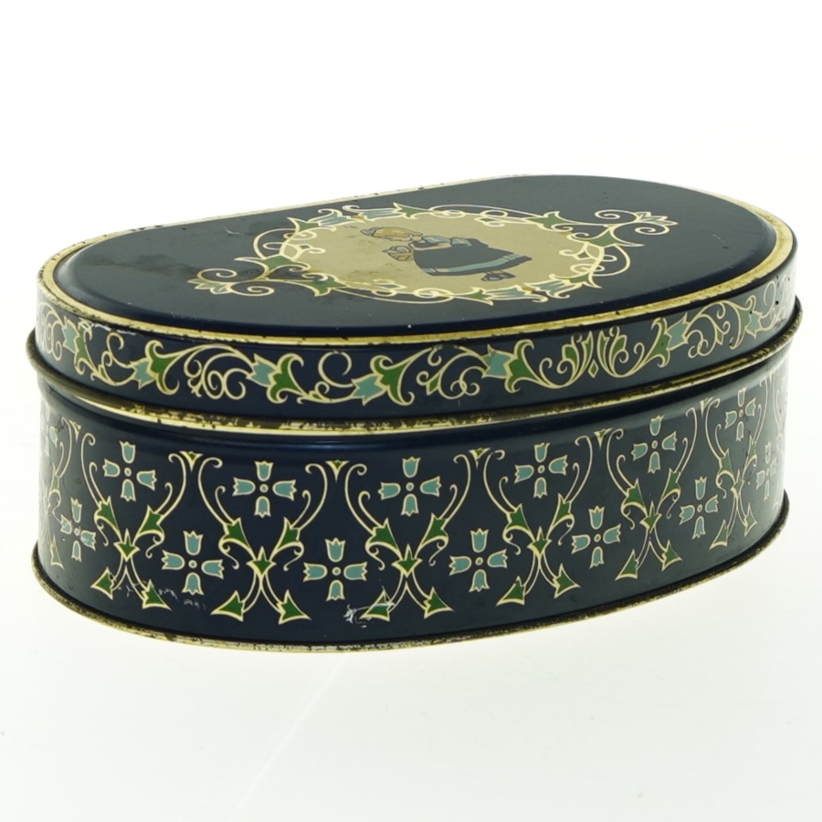 Genoptrykt antik Irma dåse fra Irma (str. 15,5x9x5,5 cm)