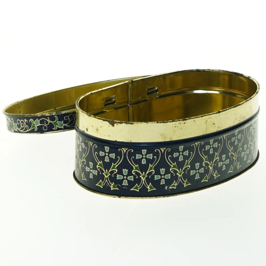 Genoptrykt antik Irma dåse fra Irma (str. 15,5x9x5,5 cm)