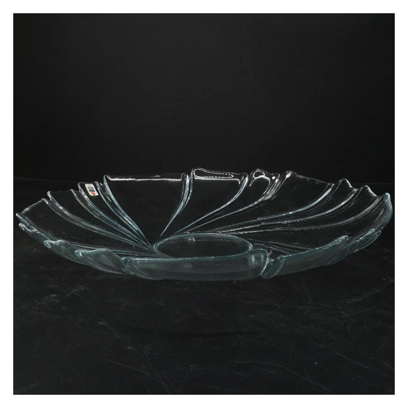 Glasfad fra Holmegaard (str. Ø. 39 cm)