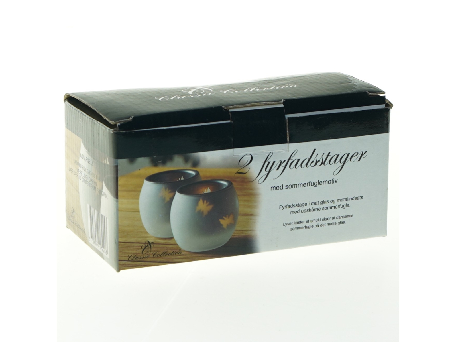 Fyrfadsstage sæt fra Classic Collection (str. 16,5x8 cm)