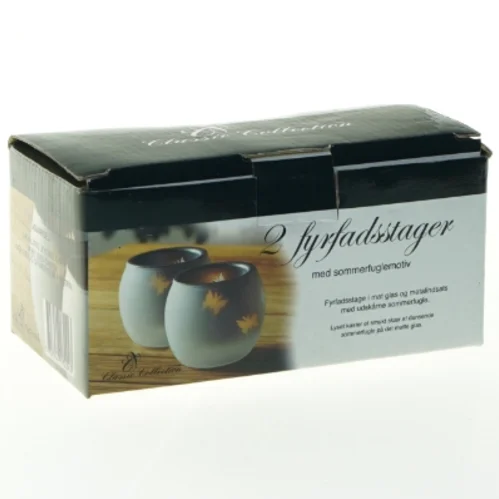 Fyrfadsstage sæt fra Classic Collection (str. 16,5x8 cm)