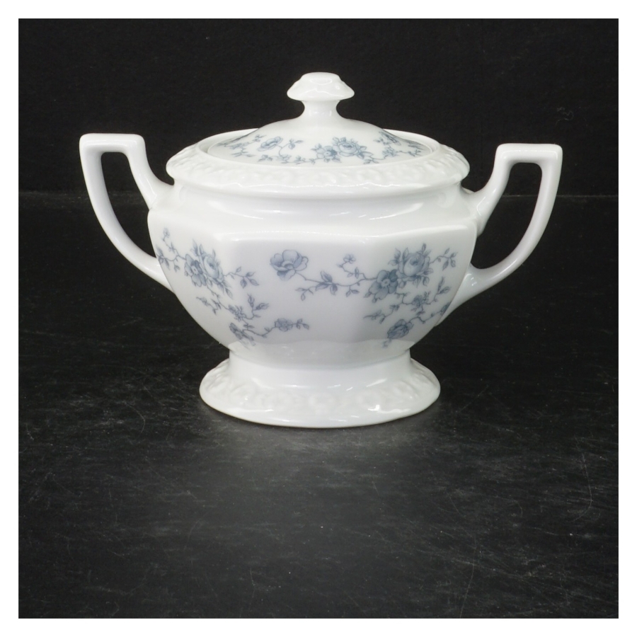 Maria Blå Blomst sukkerskål fra Rosenthal (str. Ø. 10 cm)