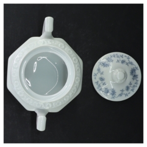 Maria Blå Blomst sukkerskål fra Rosenthal (str. Ø. 10 cm)