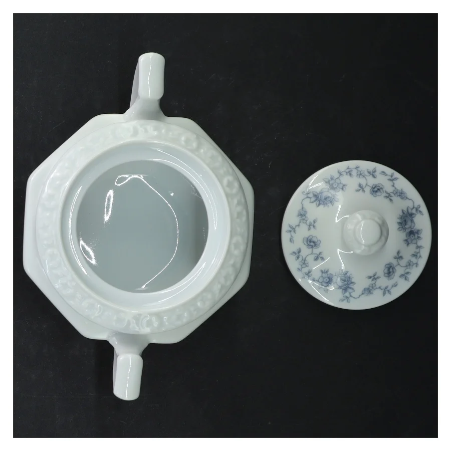 Maria Blå Blomst sukkerskål fra Rosenthal (str. Ø. 10 cm)