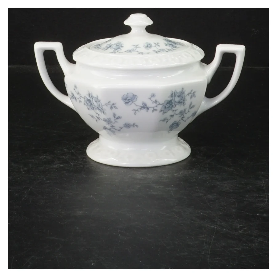 Maria Blå Blomst sukkerskål fra Rosenthal (str. Ø. 10 cm)