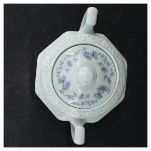 Maria Blå Blomst sukkerskål fra Rosenthal (str. Ø. 10 cm)