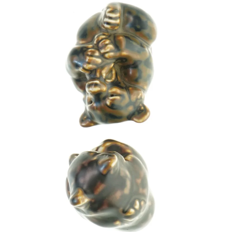 Figurer af bjørneunger fra Royal Copenhagen (str. 8,5x7 cm)