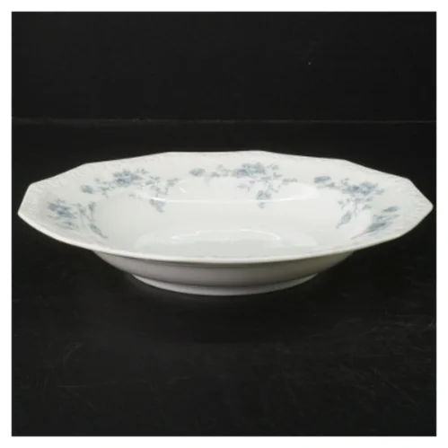 Porcelænstallerken med blomsterdekor fra Rosenthal (str. Ø. 21,5 cm)