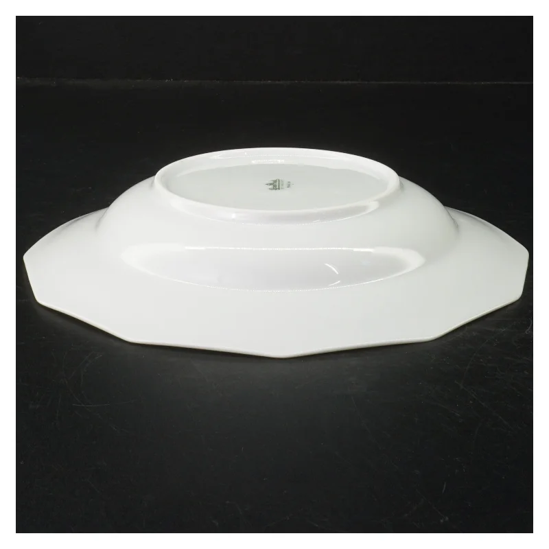 Porcelænstallerken med blomsterdekor fra Rosenthal (str. Ø. 21,5 cm)