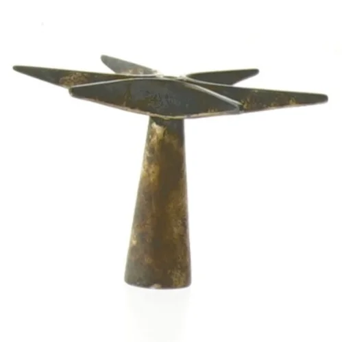 Vintage metal lysestage (str. Ø 7 cm)