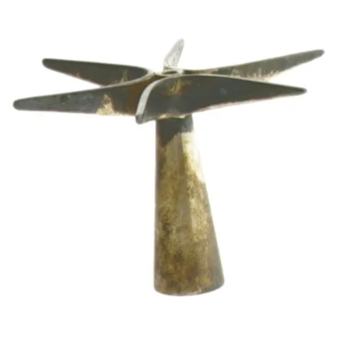 Vintage metal lysestage (str. Ø 7 cm)