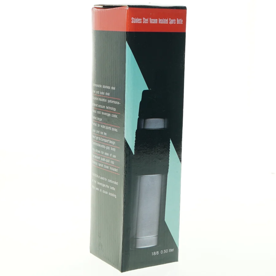 Rustfrit stål termoflaske (str. 27,5x7,5 cm)