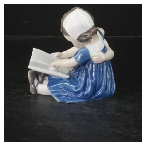 porcelæns figur af små børn fra B&G (str. 10 cm)