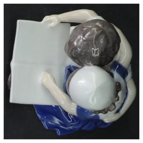 porcelæns figur af små børn fra B&G (str. 10 cm)