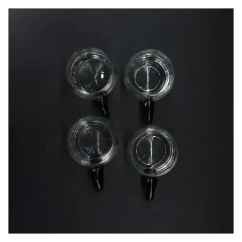 Sæt med 4 krus (str. 10 cm. 4 styk)