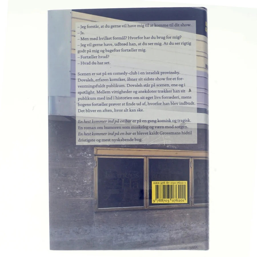 En hest kommer ind på en bar af David Grossman