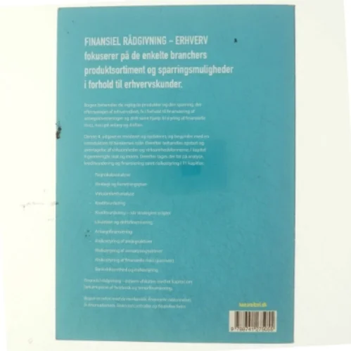 Finansiel rådgivning - erhverv af Lars Truelsegaard (Bog)