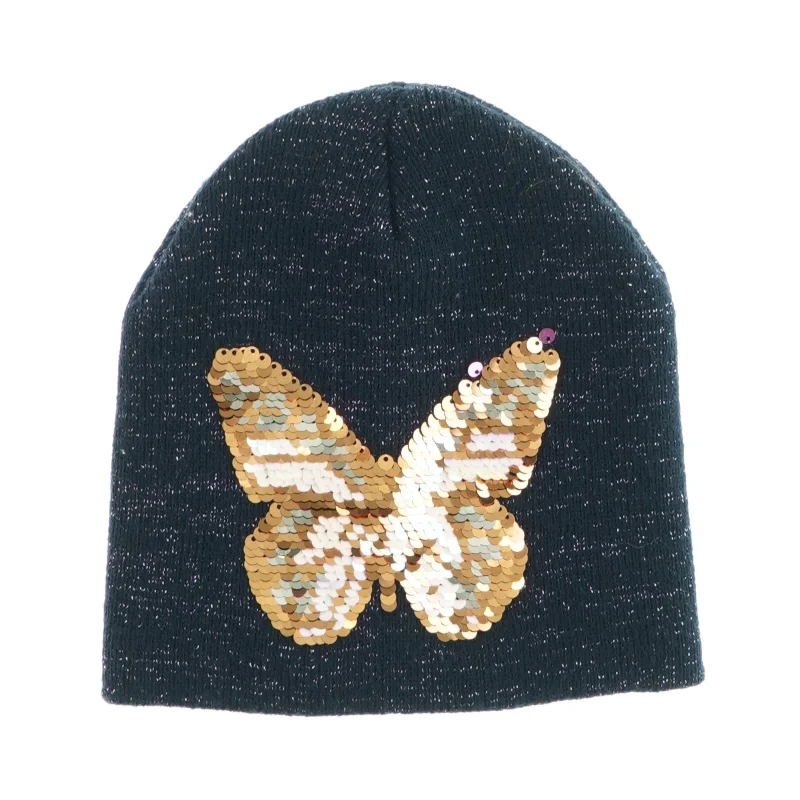 Hue med pallietter fra H&M (str. 104)