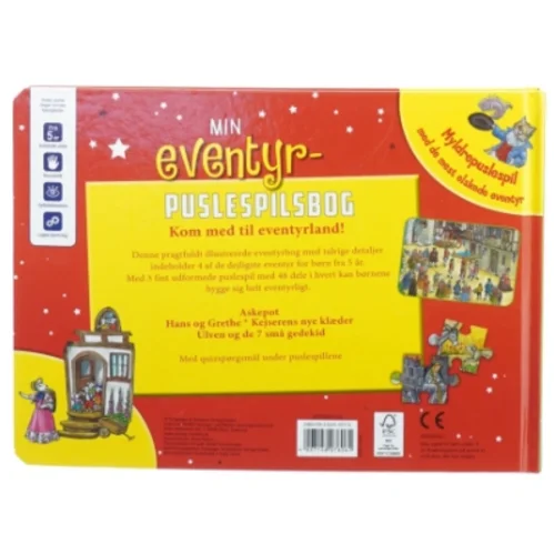 min eventyr puslespilsbog (str. 30 x 22 cm)