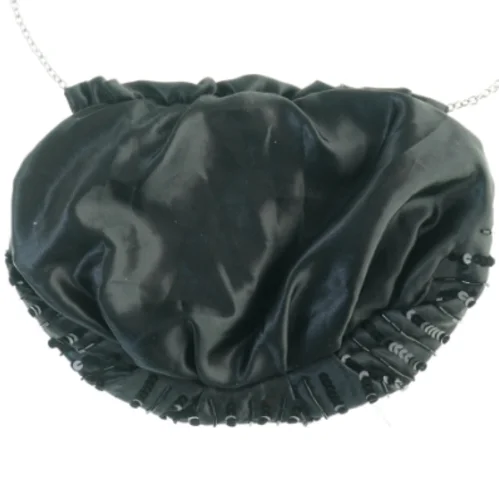 Sort aftentaske med pailletter (str. 27 x 20 cm)