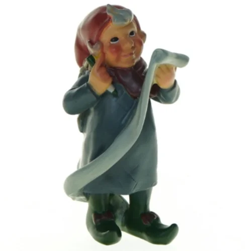 Julefigur af Nisse-Stine fra Carla Og Vilhelm. Hansen (str. 13 x 5 cm)